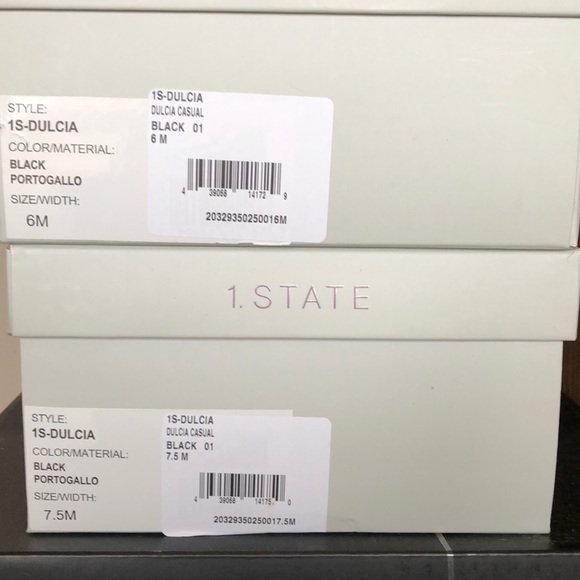 1 State Leather Laser Perforated Sneakers - Picture 5 of 5